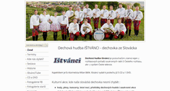 Desktop Screenshot of istvanci.cz